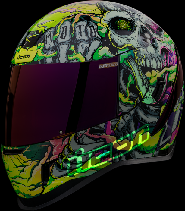 ICON Airform™ Motorcycle Helmet - Hippy Dippy - Purple - XS 0101-16024