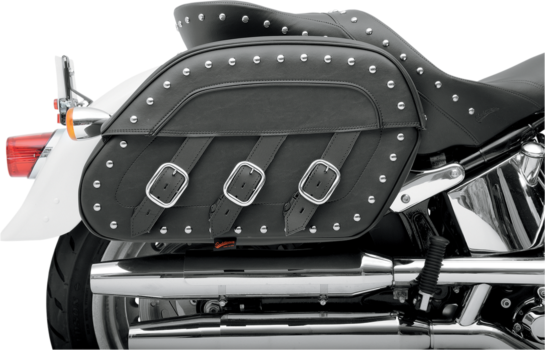 SADDLEMEN Saddlebag - Rigid - Slant - Desperado 3501-0225