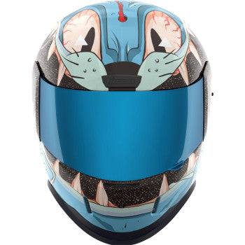 ICON Airform™ Motorcycle Helmet - 9 Lives - Blue - Medium 0101-17385