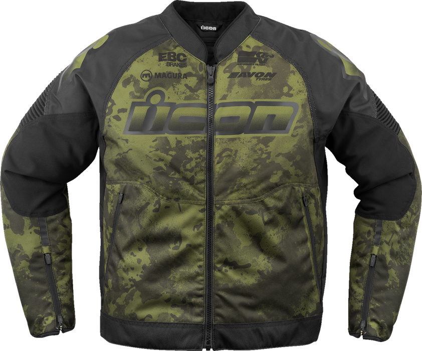 ICON Overlord3™ Magnacross Jacket - Green - 2XL 2820-6722