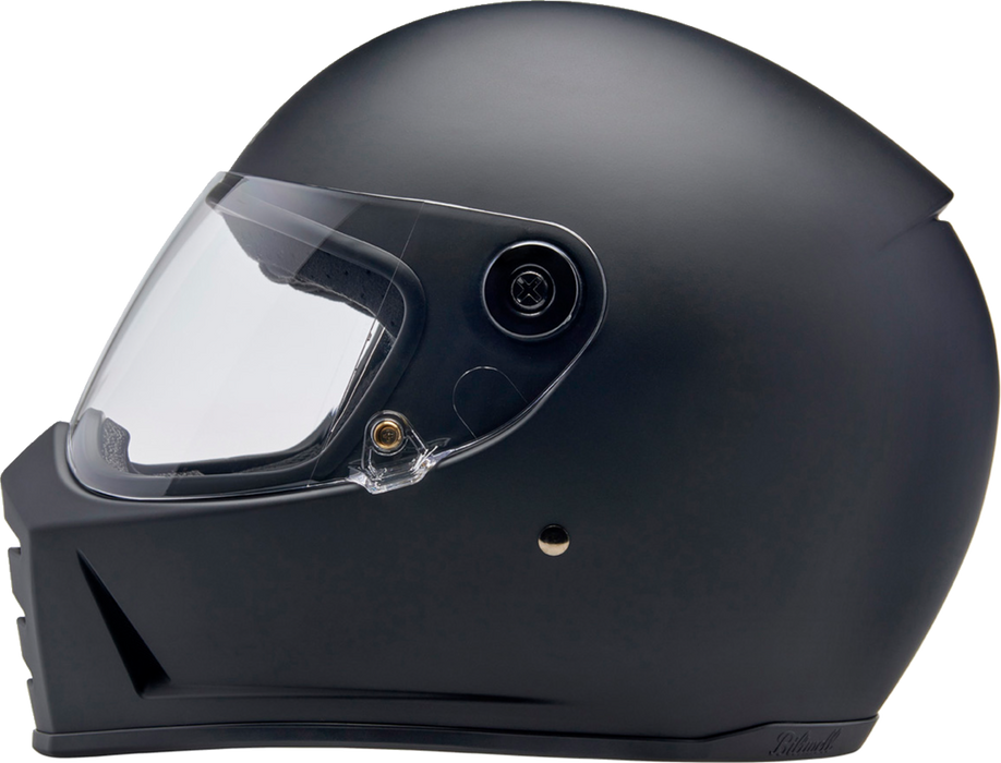 BILTWELL Lane Splitter Motorcycle Helmet - Flat Black - 2XL 1004-201-506