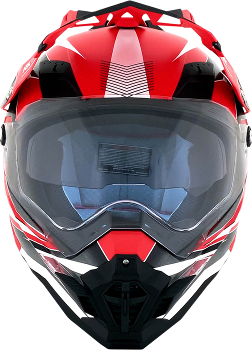 AFX FX-41 Motorcycle Helmet - Range - Matte Red - Large 0140-0068