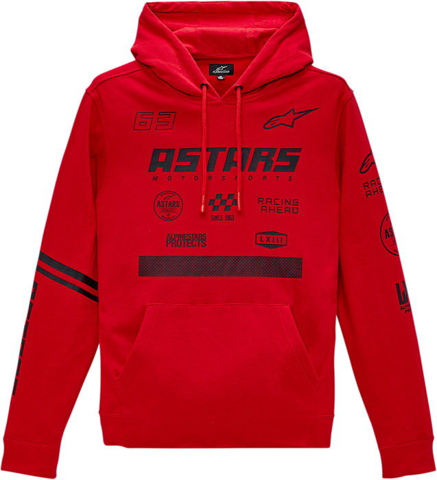 ALPINESTARS Multi Race Hoodie - Red - Large 12135150030L