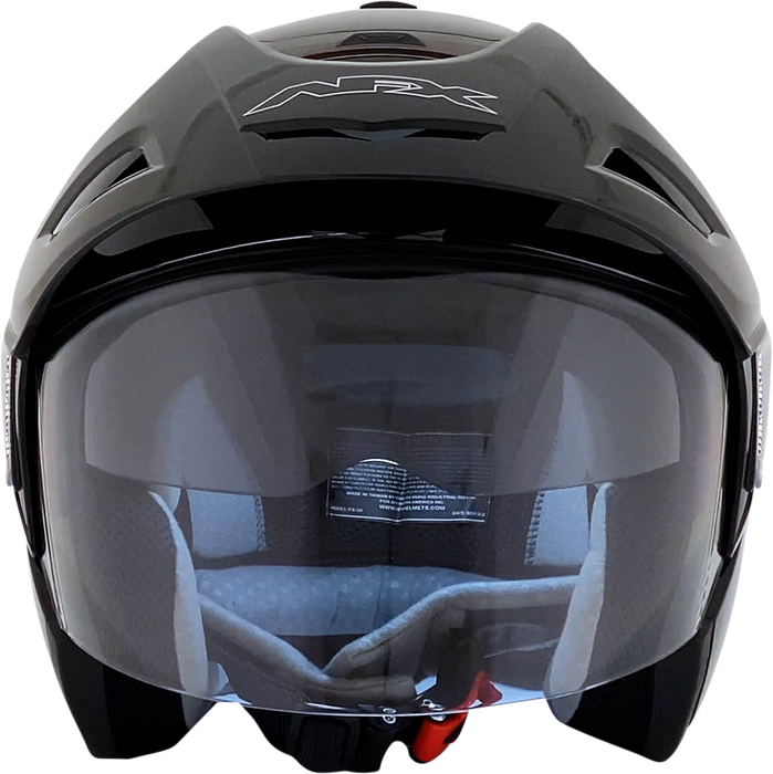 AFX FX-50 Motorcycle Helmet - Gloss Black - Small 0104-1364