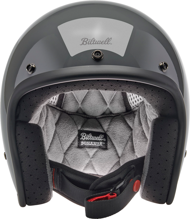 BILTWELL Bonanza Helmet - Gloss Storm Gray - Small 1001-165-202