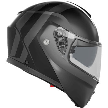 AGV Streetmodular Motorcycle Helmet - Resia - Matte Black/Gray - 2XL 21182960020052X