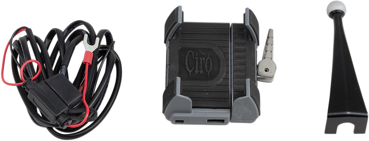 CIRO Premium Holder W/Charger - '96-'13 FLHT 50216