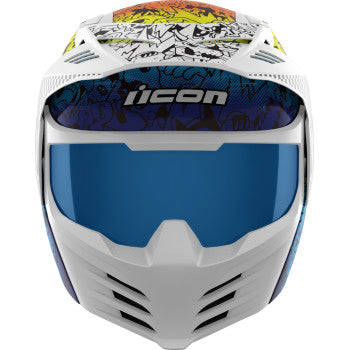 ICON Elsinore™ Helmet - Doodle 3 - White - Medium 0104-3439