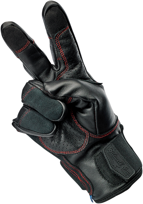 BILTWELL Belden Gloves - Redline - XL 1505-0108-305