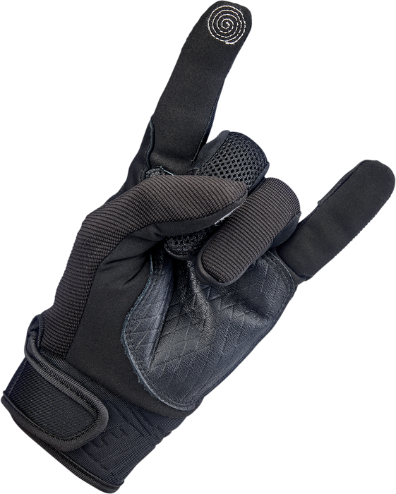 BILTWELL Baja Gloves - Black Out - XS 1508-0101-301