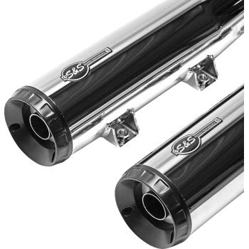 S&S CYCLE Grand National Slip-On Mufflers - Chrome - Race Only 4110-156-R