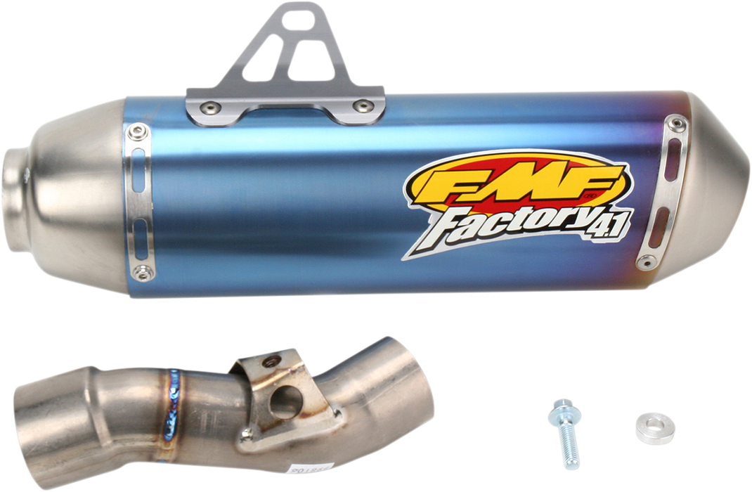 FMF Factory 4.1 Muffler - Anodized Titanium 041291 1821-0547