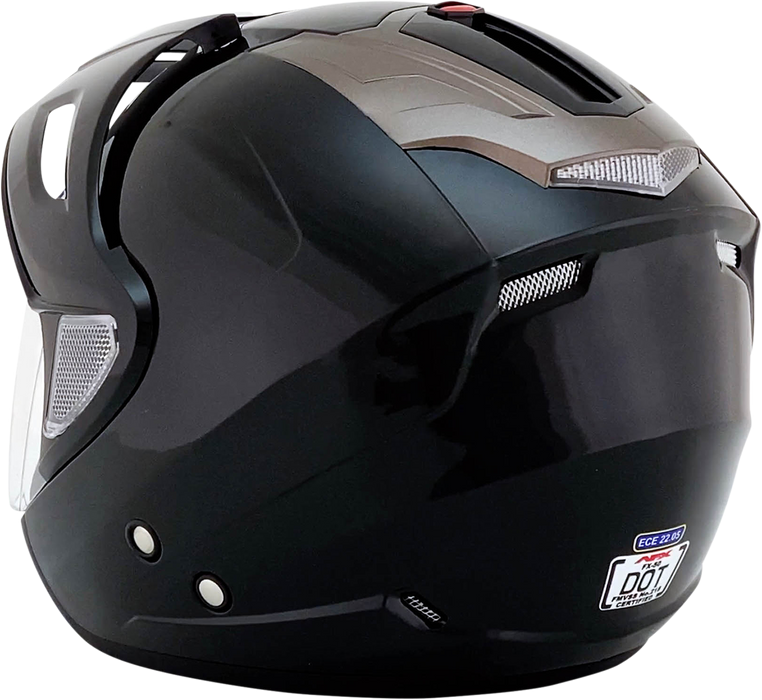 AFX FX-50 Motorcycle Helmet - Gloss Black - XS 0104-1363