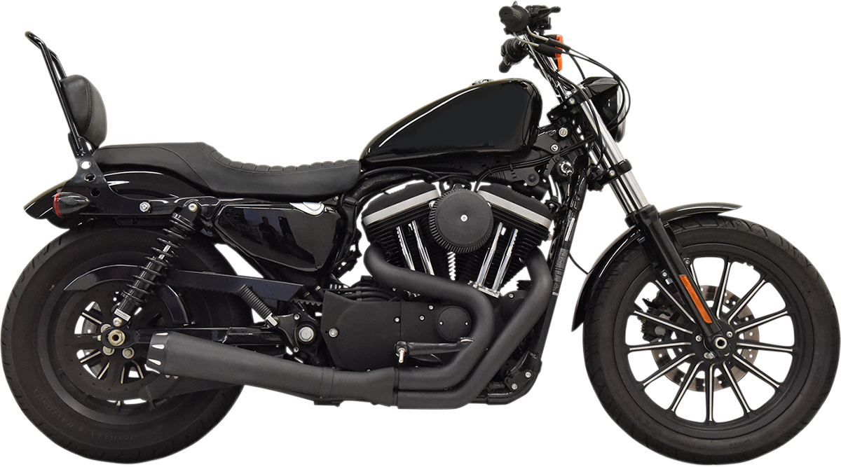 BASSANI XHAUST Road Rage Exhaust - Black - '86-'03 XL 1X42RB