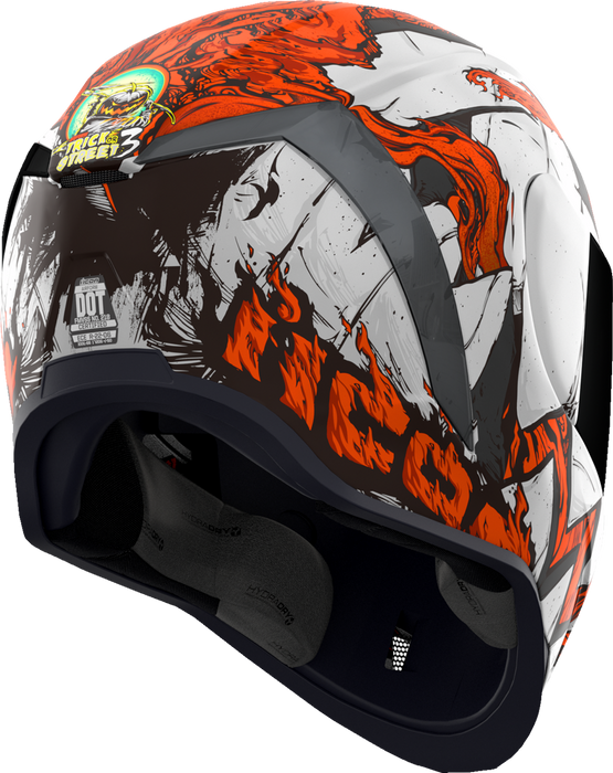 ICON Airform™ Motorcycle Helmet - Trick or Street 3 - White - Medium 0101-16249