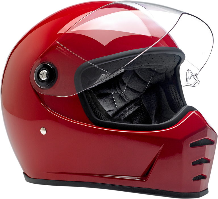 BILTWELL Lane Splitter Motorcycle Helmet - Gloss Blood Red - Large 1004-837-104