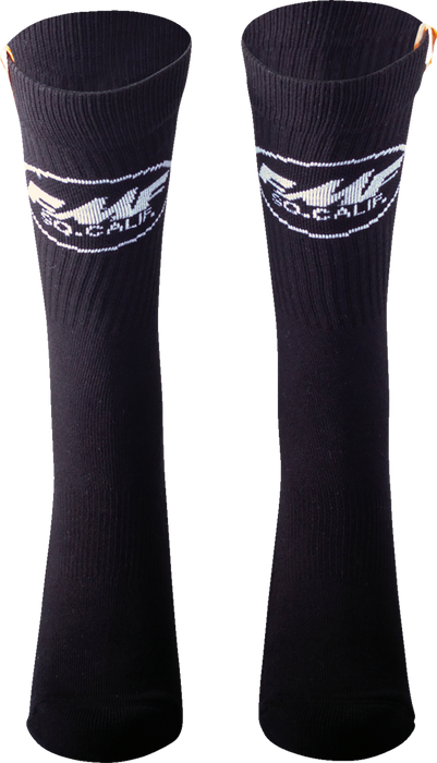 FMF Staple Socks - 2 Pack - Black - One Size SP22194900 3431-0737