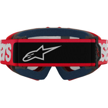 ALPINESTARS Goggles Youth Vision Goggles - Blaze - Red - Silver Mirror 5140425-3094