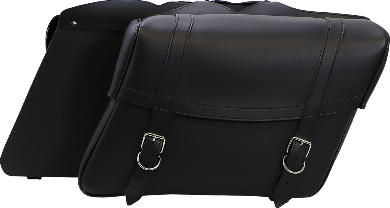 SADDLEMEN Highwayman Slant-style Saddlebags - Jumbo X021-02-042