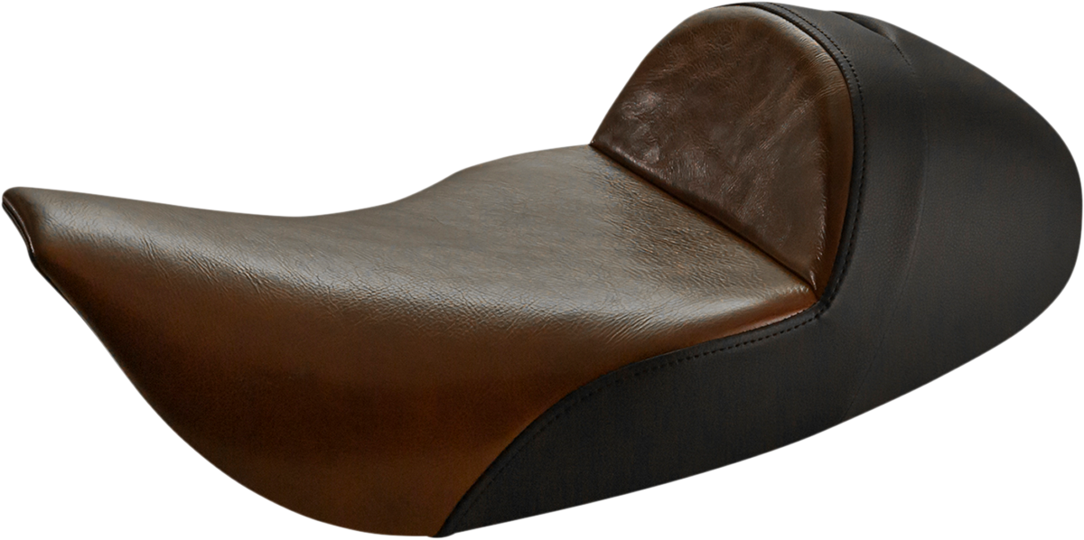 SADDLEMEN Seat - Lariat Solo - Low - Distressed Brown 897-06-0041