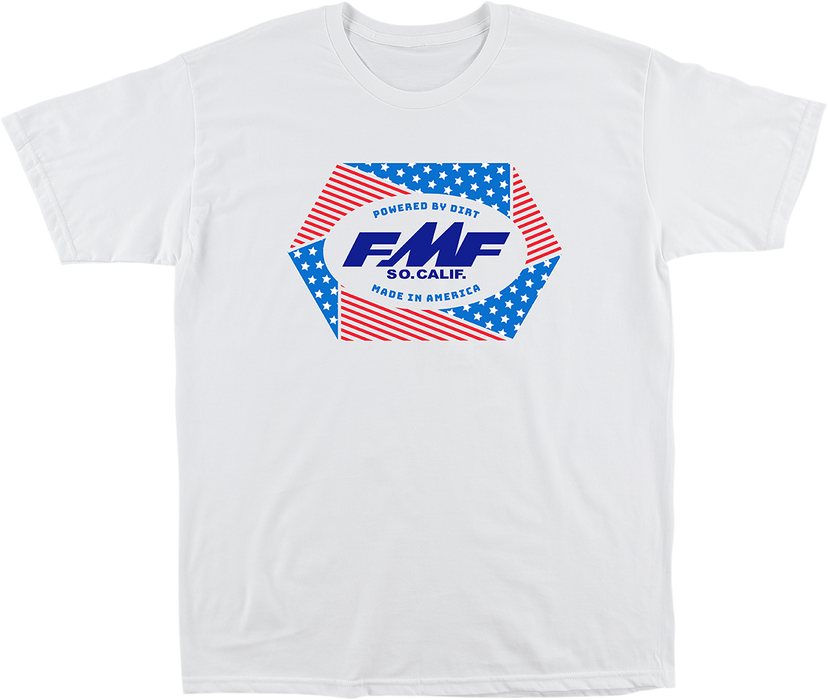 FMF Geometry T-Shirt - White - Small SU21118901WHSM 3030-20696