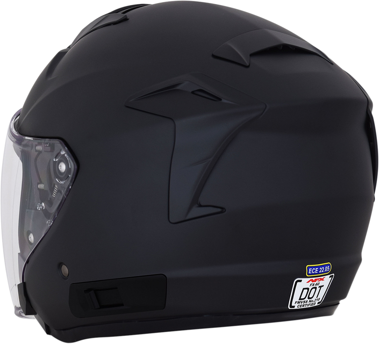 AFX FX-60 Motorcycle Helmet - Matte Black - Small 0104-2555