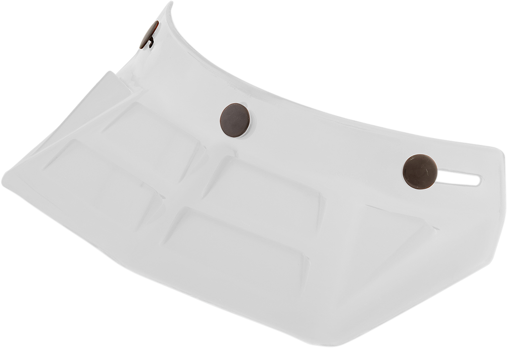 AFX Vintage 3-Snap Visor - 6-Vents - Gloss White 0132-1028