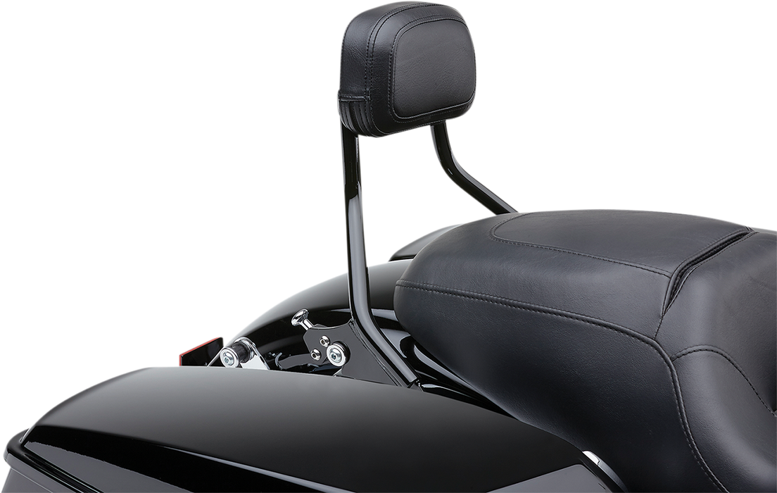 COBRA Detachable Backrest - Black - Short - FLH/FLT 602-2212B