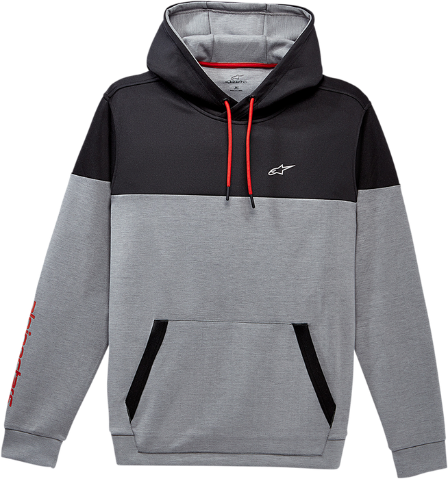 ALPINESTARS Focus Pullover Hoodie - Heather Gray - Large 1230512001026L