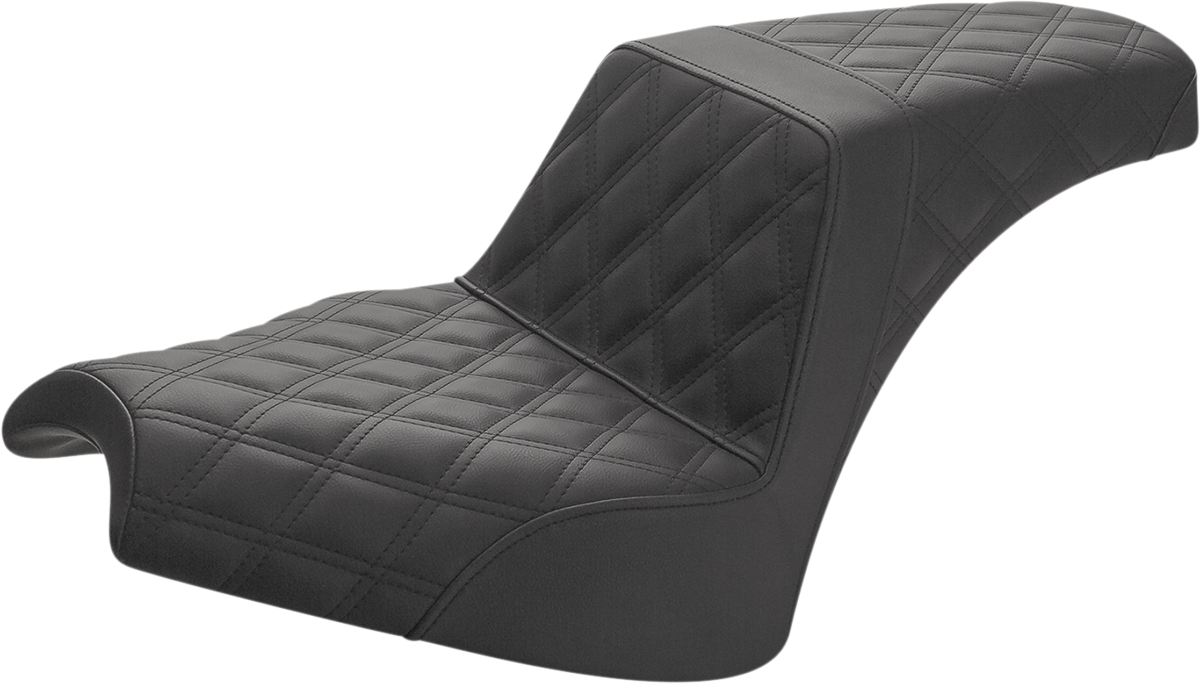 SADDLEMEN Step Up Seat - Full Lattice - Black - Chief I21-04-175