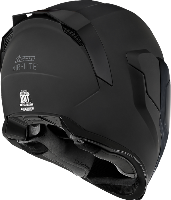 ICON Airflite™ Motorcycle Helmet - Dark - Rubatone - XL 0101-16670