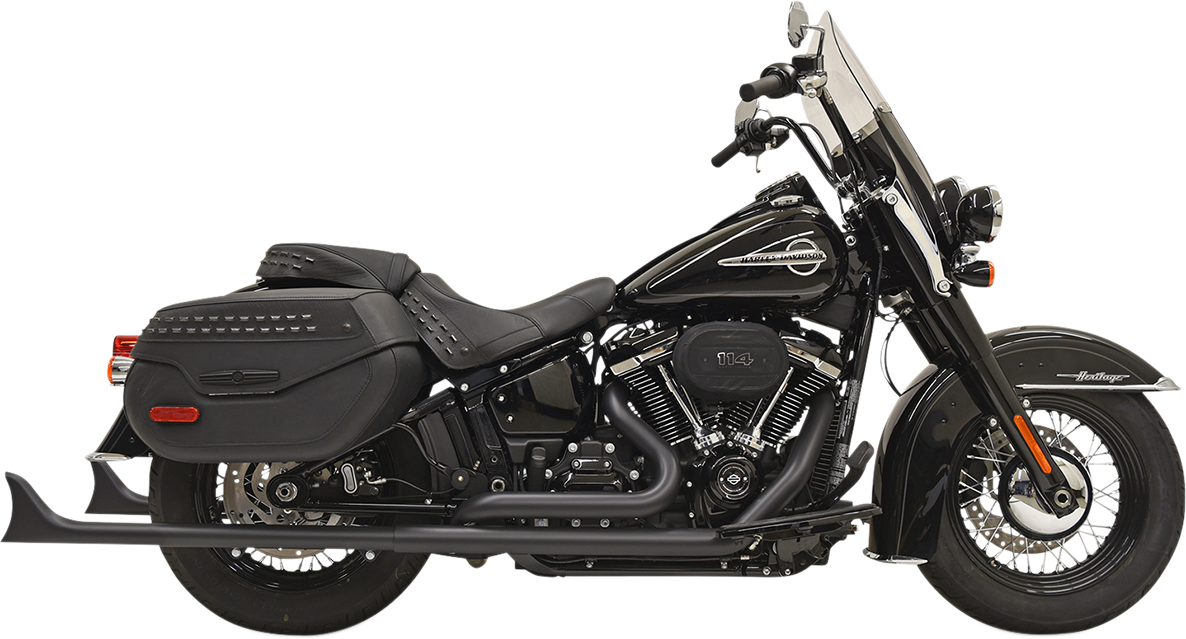 BASSANI XHAUST Fishtail Exhaust without Baffle - 33" 1S76EB33