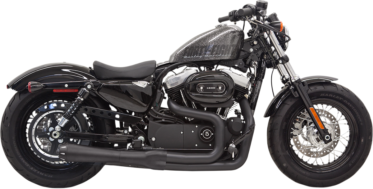 BASSANI XHAUST Mega Power Exhaust - Black 1X32RB