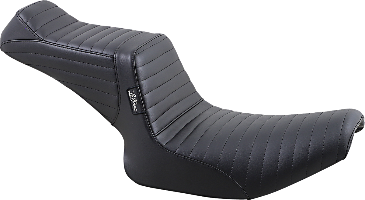 LE PERA Tailwhip Seat - Pleated - Black - FXR '82-'00 L-588PT