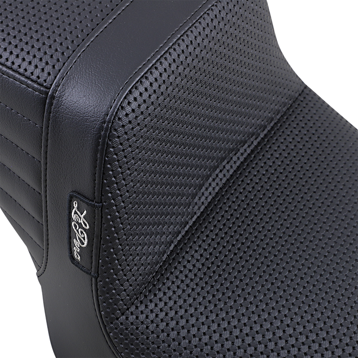 LE PERA Tailwhip Seat - Basketweave - Black - XL '10-'22 LK-586BW