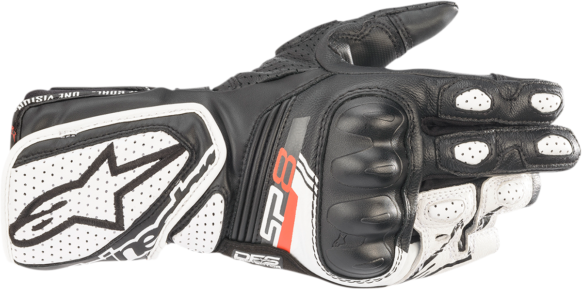 ALPINESTARS Women Stella SP-8 V3 Gloves - Black/White - Small 3518321-12-S