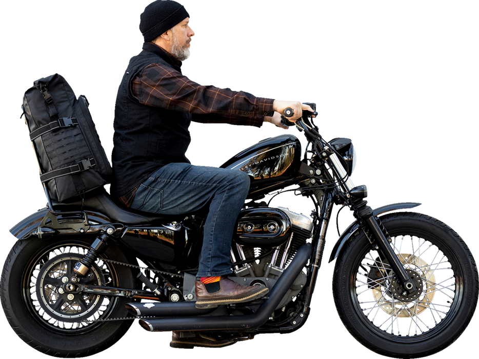 BILTWELL EXFIL-80 Motorcycle Bag - Gen 2 - Black 3014-01