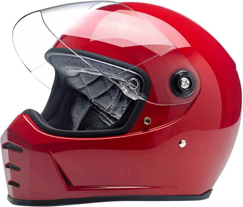 BILTWELL Lane Splitter Helmet - Gloss Blood Red - Large 1004-837-104