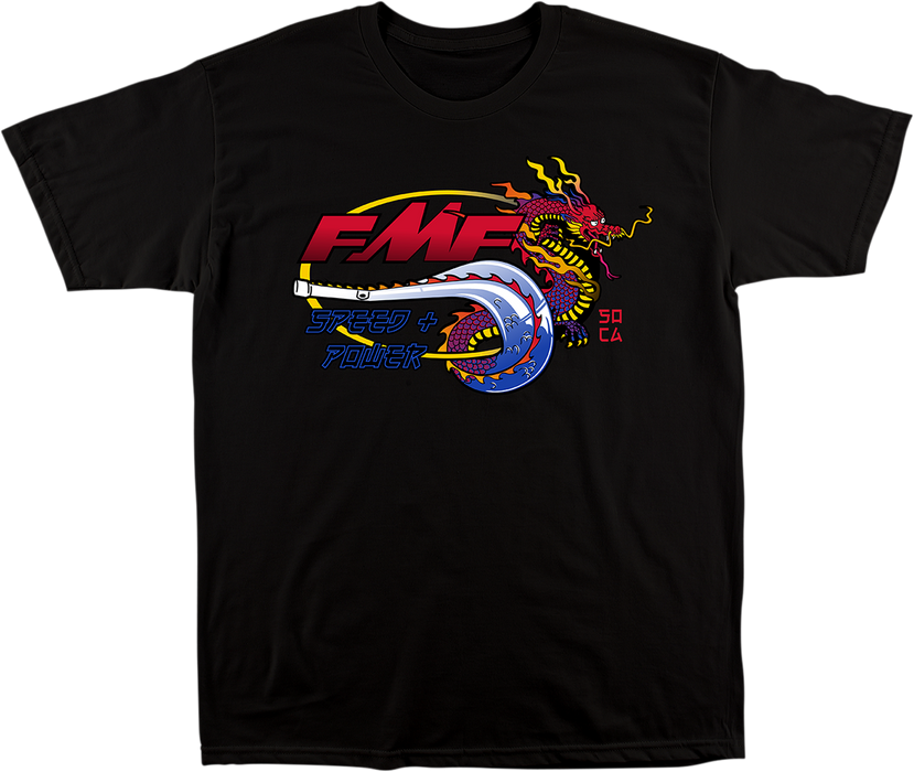 FMF Fire Starter T-Shirt - Black - Small FA21118901BKSM 3030-21252