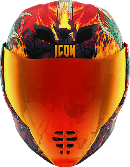 ICON Airflite™ Motorcycle Helmet - Blegh - MIPS® - Red - XL 0101-16925