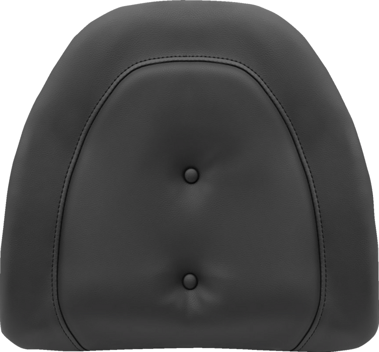 SADDLEMEN Tour-Pak Backrest Pad Cover - Pillow Top - Black 88-11884PT