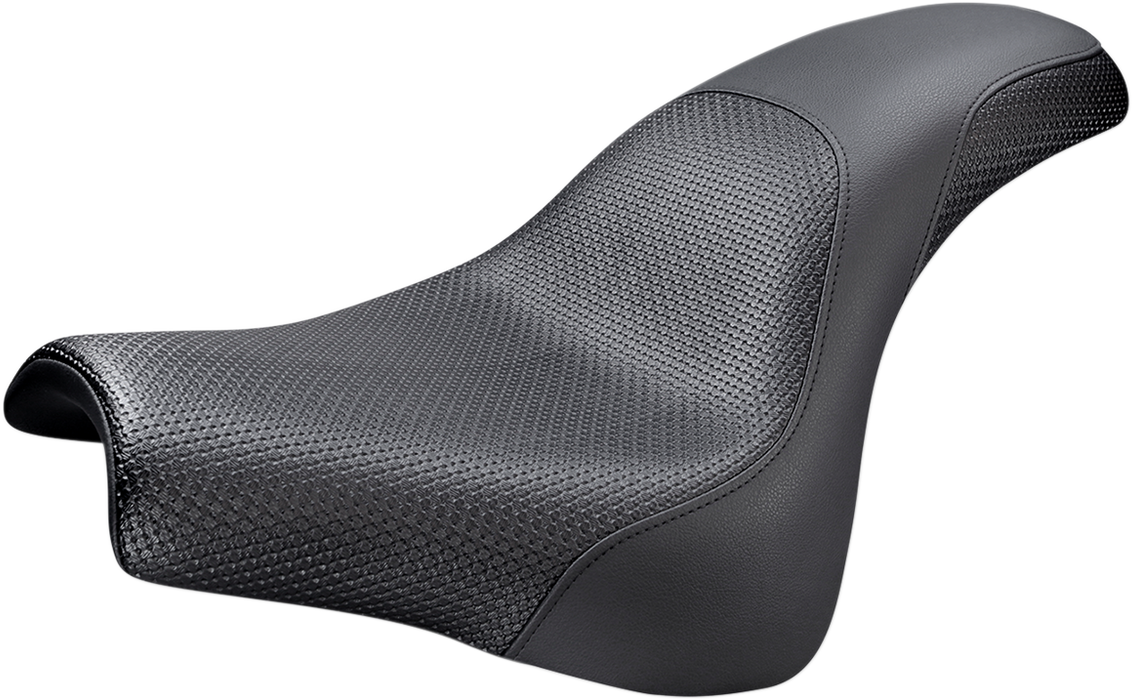 SADDLEMEN Profiler Basket-weave Seat - Black 818-28-147