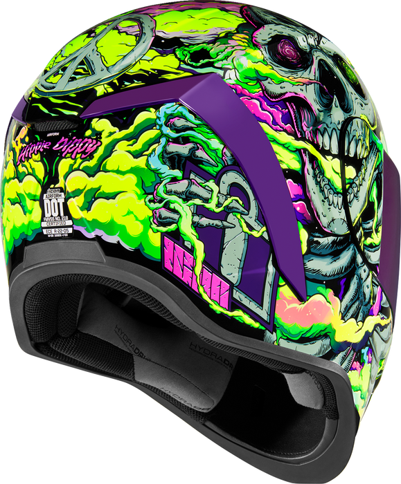 ICON Airform™ Motorcycle Helmet - Hippy Dippy - Purple - XS 0101-16024