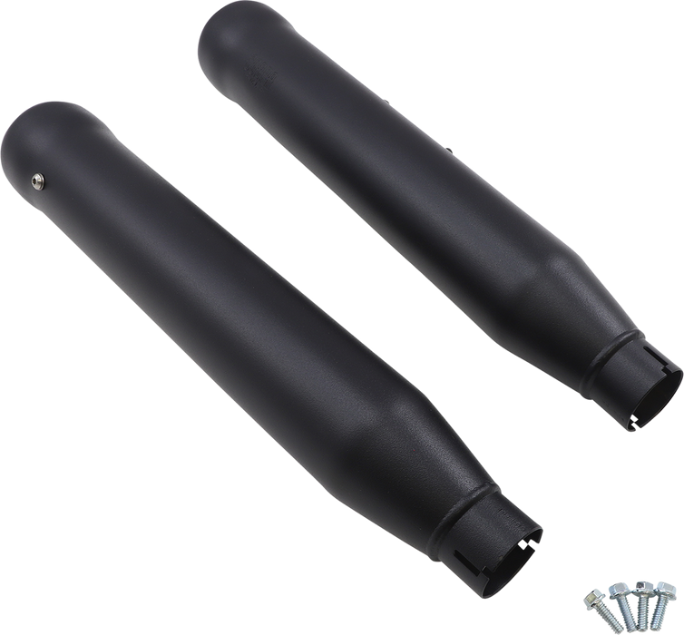 COBRA Neighbor Hater Mufflers for Softail - Black 6047B