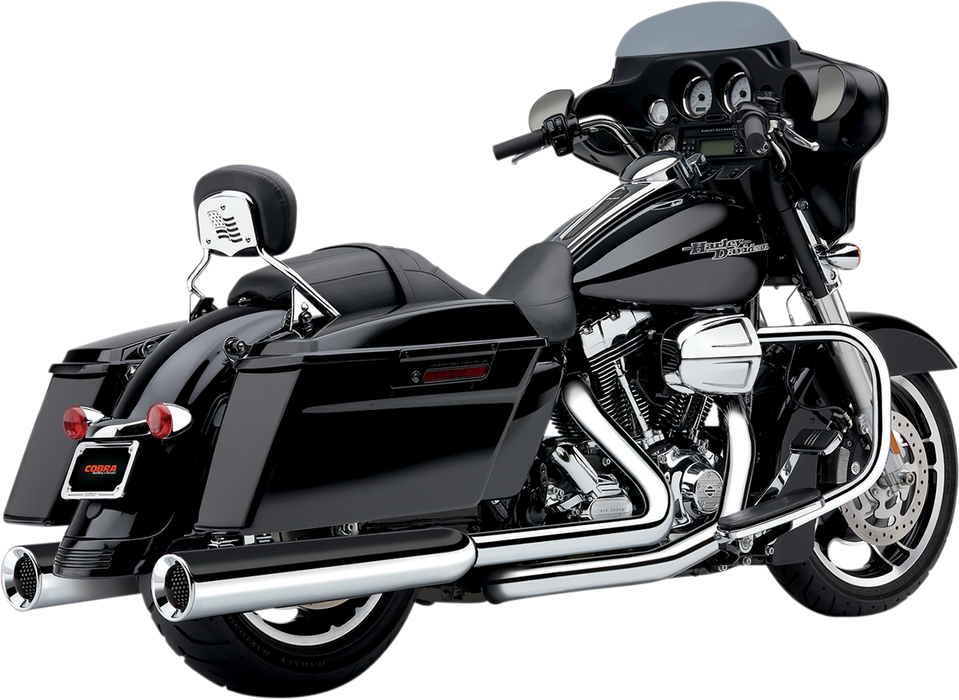 COBRA Power Flo Mufflers for '95-'16 FL - Chrome 6215