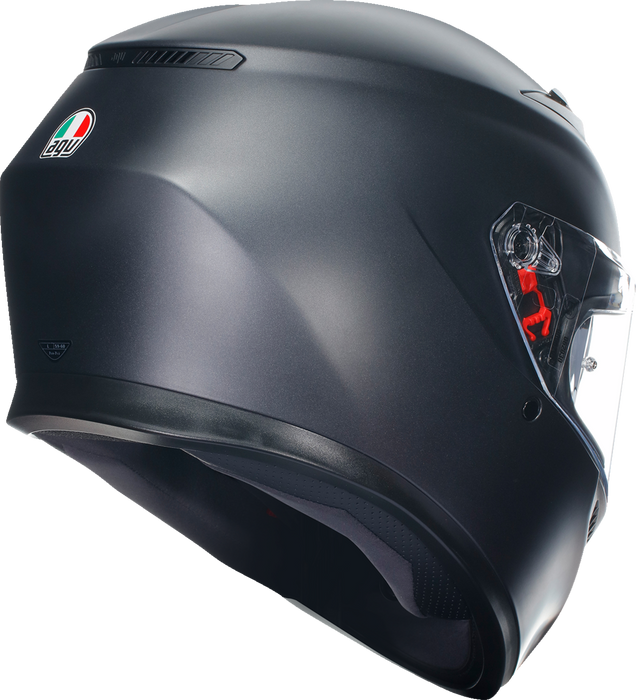 AGV K3 Motorcycle Helmet - Matte Black - Medium 2118381004004M