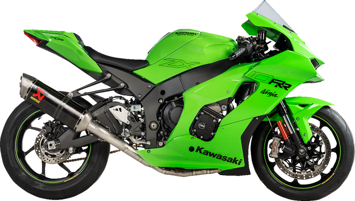 Akrapovic Exhaust Kawasaki ZX10R 2021-2024 Evolution Full System in Carbon Fiber S-K10E10-RC