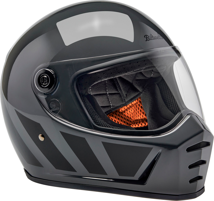 BILTWELL Lane Splitter Helmet - Storm Gray Inertia - Small 1004-569-502