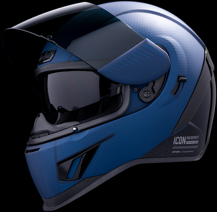 ICON Airform™ Motorcycle Helmet - MIPS® - Counterstrike - Blue - Small 0101-15079