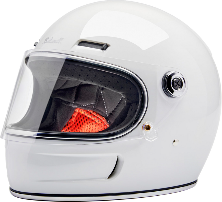 BILTWELL Gringo SV Helmet - Gloss White - Large 1006-104-504